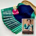 Trendy 3D Embossed Sarees | Semi Silk Sarees