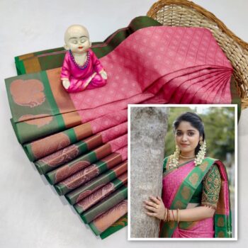 Trendy 3D Embossed Sarees | Semi Silk Sarees