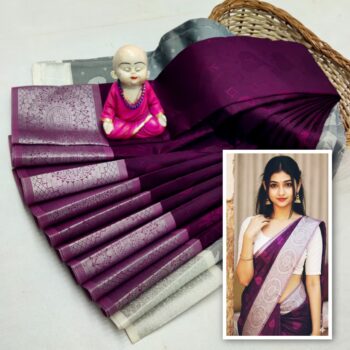 Trendy 3D Embossed Sarees | Semi Silk Sarees