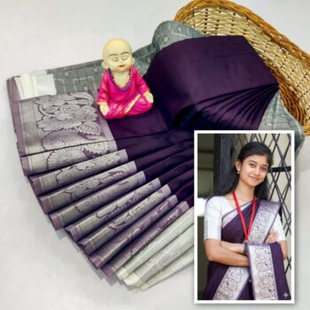 Trendy 3D Embossed Sarees | Semi Silk Sarees