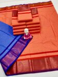 Trendy 3D Embossed Sarees | Semi Silk Sarees