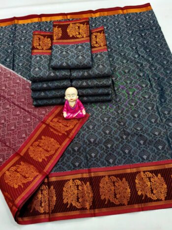 Trendy 3D Embossed Sarees | Semi Silk Sarees
