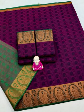 Trendy 3D Embossed Sarees | Semi Silk Sarees
