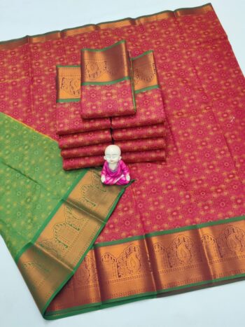Trendy 3D Embossed Sarees | Semi Silk Sarees