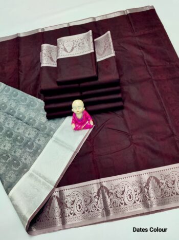 Trendy 3D Embossed Sarees | Semi Silk Sarees