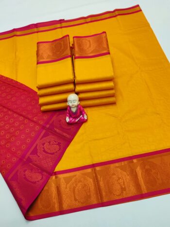 Trendy 3D Embossed Sarees | Semi Silk Sarees