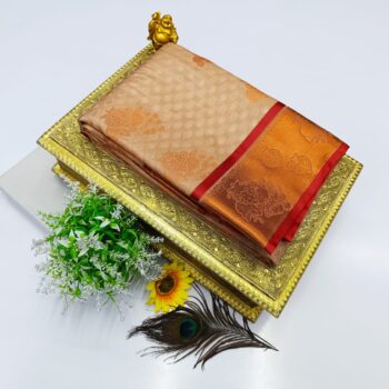 FANCY SOFT SILK BHUTTA EMBOSSED SAREE