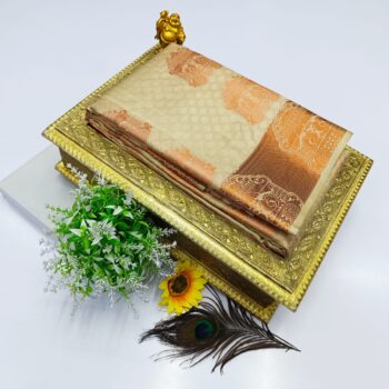 FANCY SOFT SILK BHUTTA EMBOSSED SAREE