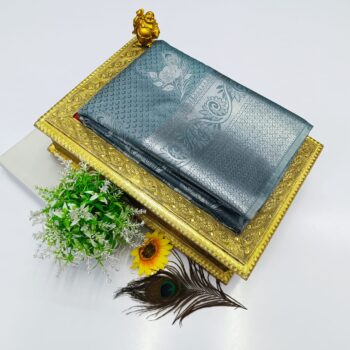 FANCY SOFT SILK BHUTTA EMBOSSED SAREE