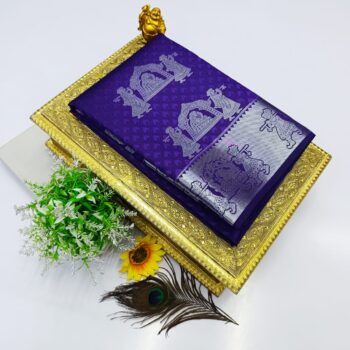 FANCY SOFT SILK BHUTTA EMBOSSED SAREE