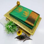 FANCY SOFT SILK BHUTTA EMBOSSED SAREE