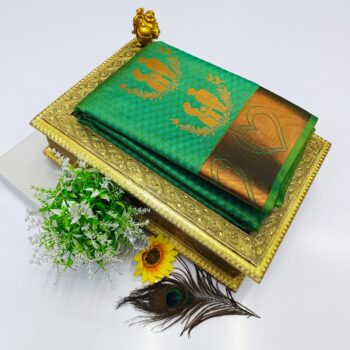 FANCY SOFT SILK BHUTTA EMBOSSED SAREE