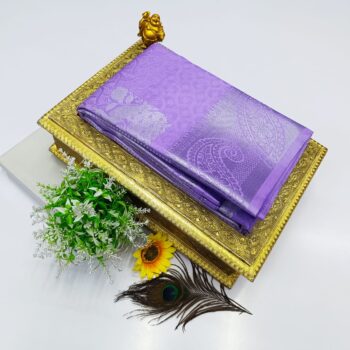 FANCY SOFT SILK BHUTTA EMBOSSED SAREE