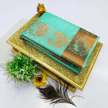 FANCY SOFT SILK BHUTTA EMBOSSED SAREE