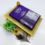 FANCY SOFT SILK BHUTTA EMBOSSED SAREE