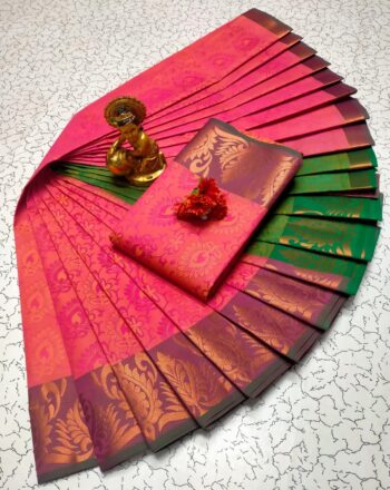 Trendy 3D Embossed Sarees | Semi Silk Sarees