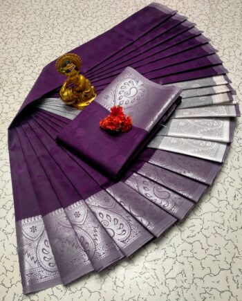 Trendy 3D Embossed Sarees | Semi Silk Sarees