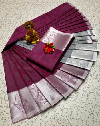 Trendy 3D Embossed Sarees | Semi Silk Sarees