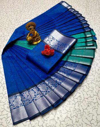 Trendy 3D Embossed Sarees | Semi Silk Sarees
