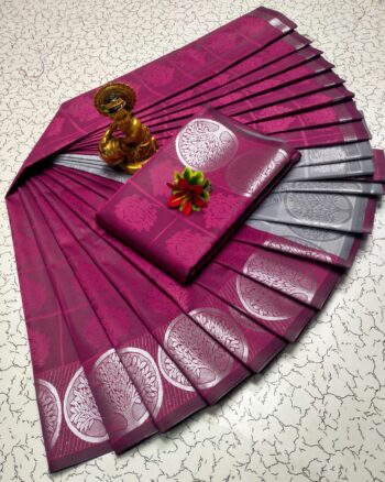 Trendy 3D Embossed Sarees | Semi Silk Sarees