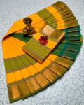 Trendy 3D Embossed Sarees | Semi Silk Sarees