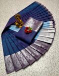 Trendy 3D Embossed Sarees | Semi Silk Sarees