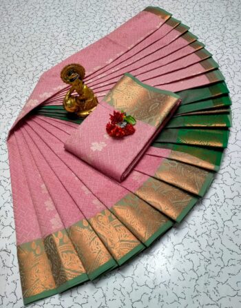 Trendy 3D Embossed Sarees | Semi Silk Sarees