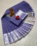 Trendy 3D Embossed Sarees | Semi Silk Sarees