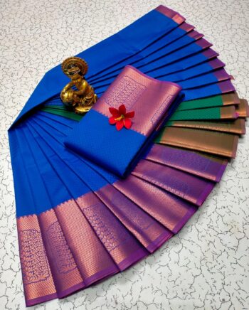 Trendy 3D Embossed Sarees | Semi Silk Sarees