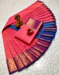 Trendy 3D Embossed Sarees | Semi Silk Sarees