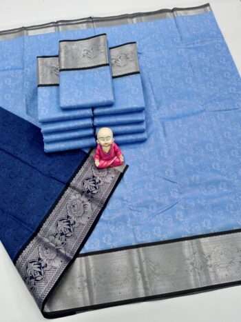 Trendy 3D Embossed Sarees | Semi Silk Sarees
