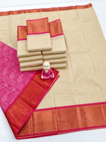 Trendy 3D Embossed Sarees | Semi Silk Sarees