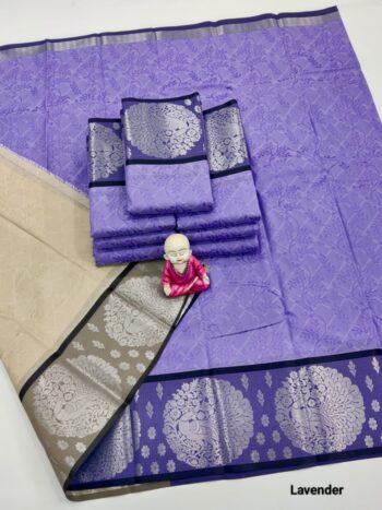 Trendy 3D Embossed Sarees | Semi Silk Sarees