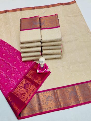 Trendy 3D Embossed Sarees | Semi Silk Sarees