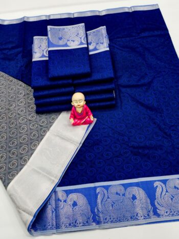 Trendy 3D Embossed Sarees | Semi Silk Sarees