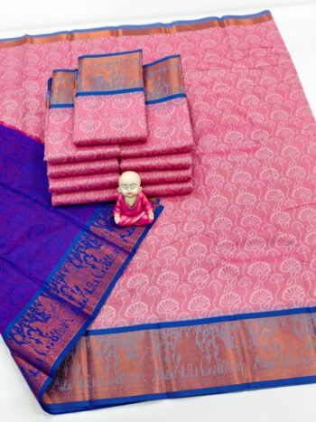 Trendy 3D Embossed Sarees | Semi Silk Sarees