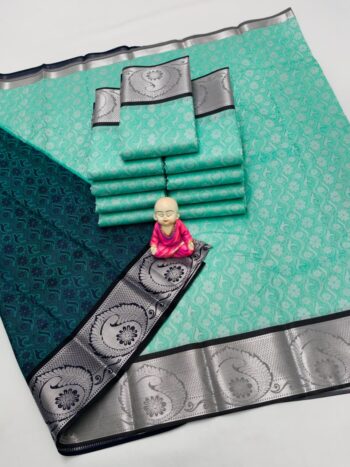Trendy 3D Embossed Sarees | Semi Silk Sarees