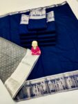 Trendy 3D Embossed Sarees | Semi Silk Sarees