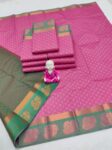 Trendy 3D Embossed Sarees | Semi Silk Sarees