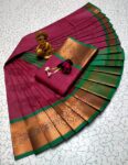 Trendy 3D Embossed Sarees | Semi Silk Sarees