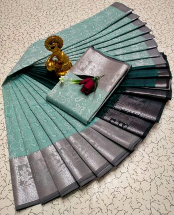 Trendy 3D Embossed Sarees | Semi Silk Sarees