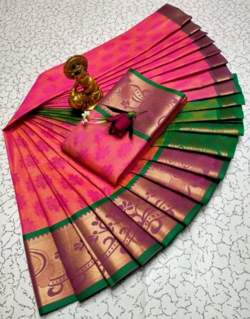 Trendy 3D Embossed Sarees | Semi Silk Sarees
