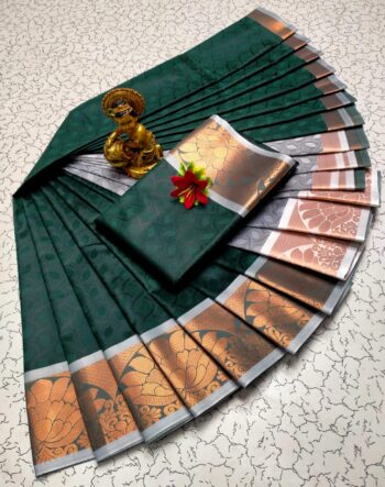 Trendy 3D Embossed Sarees | Semi Silk Sarees