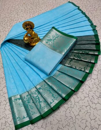Trendy 3D Embossed Sarees | Semi Silk Sarees