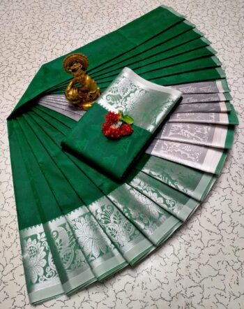 Trendy 3D Embossed Sarees | Semi Silk Sarees