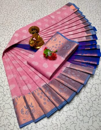 Trendy 3D Embossed Sarees | Semi Silk Sarees