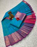 Trendy 3D Embossed Sarees | Semi Silk Sarees