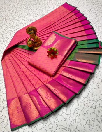 Trendy 3D Embossed Sarees | Semi Silk Sarees