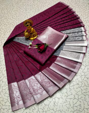 Trendy 3D Embossed Sarees | Semi Silk Sarees