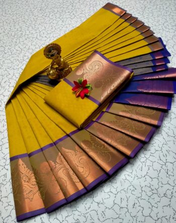 Trendy 3D Embossed Sarees | Semi Silk Sarees